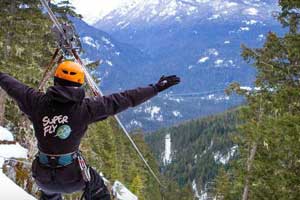 ziplining in whistler
